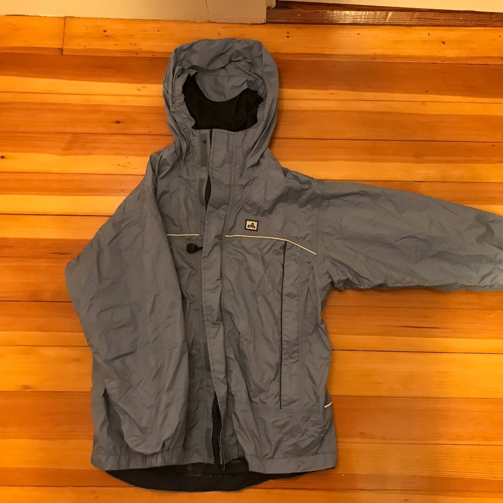 Eastern Mountain Sports Blue Raincoat